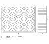 BGS technic Gumipogácsa | csápos emelőhöz | 160 x 120 x 40 mm (BGS 7007)