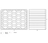 BGS technic Gumipogácsa | csápos emelőhöz | 160 x 120 x 100 mm (BGS 7008)