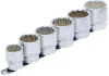 BGS technic Dugókulcskészlet, tizenkétszögletű | 12,5 mm (1/2") | 24 - 38 mm | 6 darabos (BGS 70102)