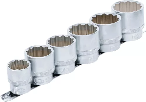 BGS technic Dugókulcskészlet, tizenkétszögletű | 12,5 mm (1/2") | 24 - 38 mm | 6 darabos (BGS 70102)