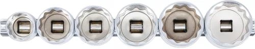 BGS technic Dugókulcskészlet, tizenkétszögletű | 12,5 mm (1/2") | 24 - 38 mm | 6 darabos (BGS 70102)