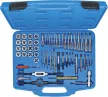 BGS technic Menetfúró és menetmetsző készlet "coll" méretekkel 1/4"-1/2"  56 darabos (BGS 70105)
