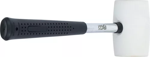 BGS technic Gumikalapács | Fém nyél | fehér fejű | Ø 48 mm | 250 g (70139)