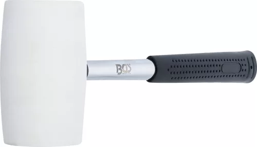 BGS technic Gumikalapács | Fém nyél | fehér fejű | Ø 64 mm | 750 g (70141)