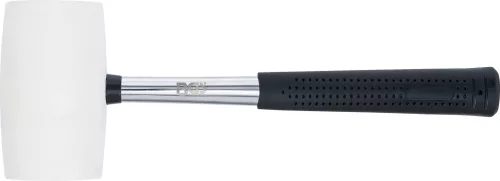 BGS technic Gumikalapács | Fém nyél | fehér fejű | Ø 64 mm | 750 g (70141)