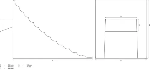 BGS technic Alátéték | 250 x 160 x 185 mm | személygépkocsihoz / haszongépjárműhöz (BGS 7015)