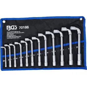   BGS technic Dugókulcs készlet, 8-19 mm, 12 darabos (BGS 70186)