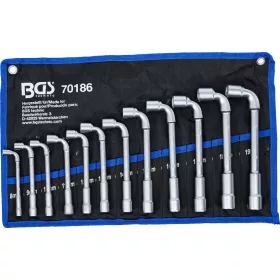   BGS technic Dugókulcs készlet, 8-19 mm, 12 darabos (BGS 70186)