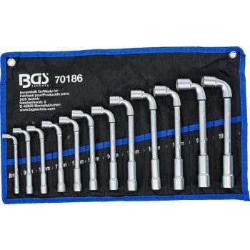  BGS technic Dugókulcs készlet, 8-19 mm, 12 darabos (BGS 70186)