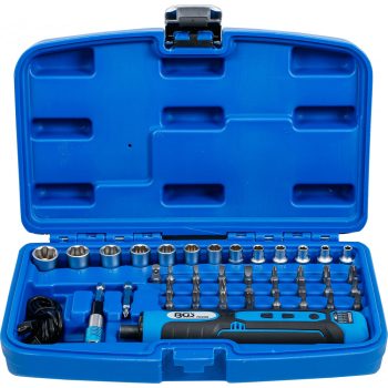   BGS technic Akkumulátoros csavarhúzó | bit és dugókulcs készlettel | 41 db. (BGS 70209)
