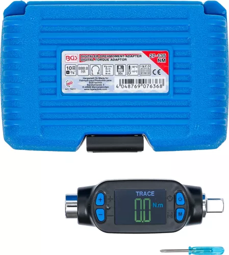 BGS technic Digitális nyomatékadapter | 10 mm (3/8") | 27 - 135 Nm (BGS 70211)