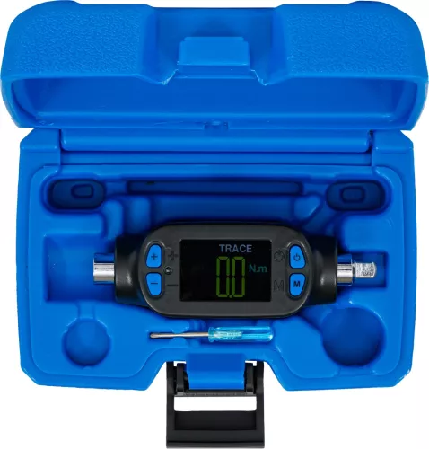 BGS technic Digitális nyomatékadapter 1/4”, 6–30 Nm, ±4% pontosság, csúcsérték-rögzítéssel (BGS 70212)
