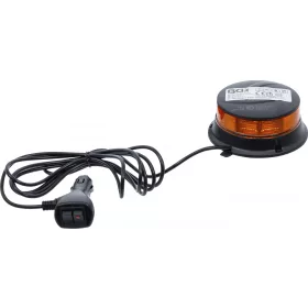   BGS technic Forgó jelzőfény| sárga | mágnessel | 12 V / 24 V | Ø 130 mm (70342)