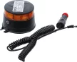BGS technic Akkus forgó jelzőfény| sárga | mágnessel | 12 V / 24 V | Ø 130 mm (70343)