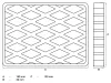 BGS technic Gumipogácsa | csápos emelőhöz | 160 x 120 x 20 mm (BGS 7036)