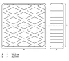 BGS technic Gumipogácsa | csápos emelőhöz | 116,5 x 116,5 x 36,5 mm (BGS 7037)