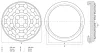 BGS technic Gumipogácsa | csápos emelőhöz | Ø 123 mm (BGS 7043)