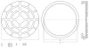BGS technic Gumipogácsa | csápos emelőhöz | Ø 150 mm (BGS 7045)