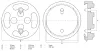 BGS technic Gumipogácsa | csápos emelőhöz | Ø 120 mm (BGS 7046)