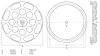 BGS technic Gumipogácsa | csápos emelőhöz | Ø 120 mm (BGS 7051)