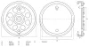 BGS technic Gumipogácsa | csápos emelőhöz | Ø 120 mm (BGS 7052)