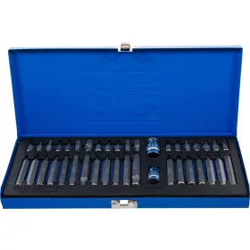   BGS technic Bitkészlet imbusz, Torx és XZN profilokkal, 3/8” és 1/2” adapterrel, 40 részes (BGS 7071)