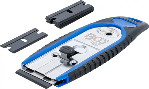 BGS technic Rendszámtábla tisztító szerszám, 40 mm, 6 műanyag kaparópengével (BGS 70912)