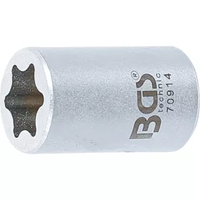   BGS technic Speciális dugókulcs BMW-ablakemelőhöz, E-profil, 1/4", E12, (70914)