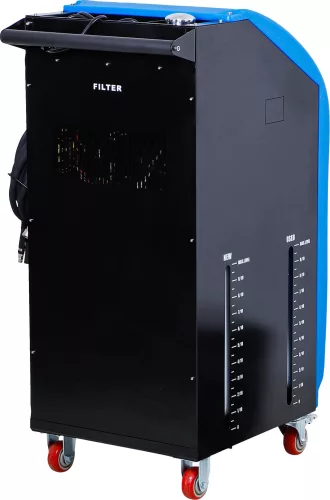 BGS technic Automata váltóolaj-cserélő és átmosó gép, 20 literes kapacitás, adapterkészlettel (BGS 7091)