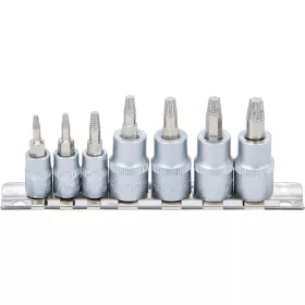   BGS technic Sérült csavarkiszedő készlet, 1/4" / 3/8", Torx, T10-T40, 7 darabos (BGS 7098)