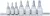 BGS technic Sérült csavarkiszedő készlet, 1/4" / 3/8", Torx, T10-T40, 7 darabos (BGS 7098)