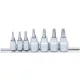 BGS technic Sérült csavarkiszedő készlet, 1/4" / 3/8", Torx, T10-T40, 7 darabos (BGS 7098)