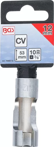 BGS technic Speciális dugókulcs, hasított, 3/8", 12 mm (BGS 70988-12)