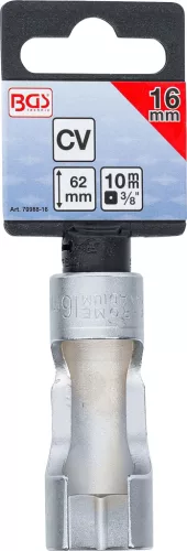BGS technic Speciális dugókulcs, hasított, 3/8", 16 mm (BGS 70988-16)