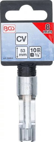 BGS technic Speciális dugókulcs, hasított, 3/8", 8 mm (BGS 70988-8)