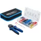 BGS technic Krimpelőfogó érvéghüvelyekhez 0,25-10 mm², érvéghüvely készlettel 0,5-10 mm² (BGS 71000)