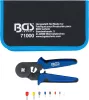 BGS technic Krimpelőfogó érvéghüvelyekhez 0,25-10 mm², érvéghüvely készlettel 0,5-10 mm² (BGS 71000)