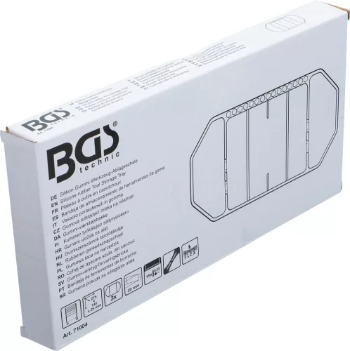 BGS technic Szilikon gumi szerszámtároló tálca | kicsi (BGS 71004)
