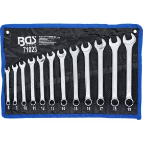   BGS technic Csillag-villáskulcs készlet, 8–19 mm, 12 részes, feltekerhető tartóban (BGS 71023)