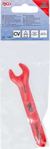 BGS technic VDE egyoldalas villáskulcs, 10 mm (BGS 71060)