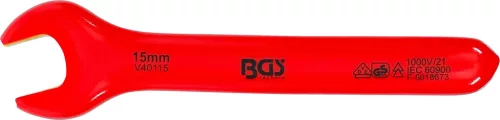 BGS technic VDE egyoldalas villáskulcs, 15 mm (BGS 71065)