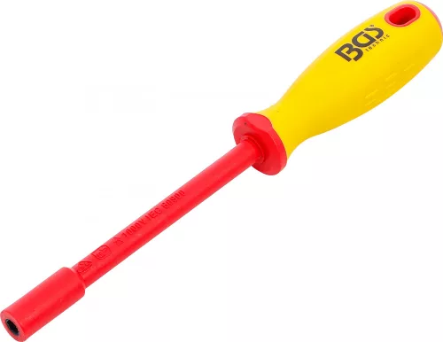 BGS technic VDE dugókulcsos csavarhúzó, hatszög, 5,5 mm, Pengehossz 125 mm (BGS 71081)