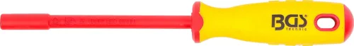 BGS technic VDE dugókulcsos csavarhúzó, hatszög, 4 mm, Pengehossz 125 mm (BGS 71083)