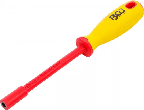 BGS technic VDE dugókulcsos csavarhúzó, hatszög, 6 mm, Pengehossz 125 mm (BGS 71086)