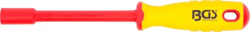 BGS technic VDE dugókulcsos csavarhúzó, hatszög, 7 mm, Pengehossz 125 mm (BGS 71087)
