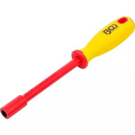   BGS technic VDE dugókulcsos csavarhúzó, hatszög, 8 mm, Pengehossz 125 mm (BGS 71088)