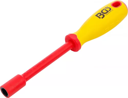 BGS technic VDE dugókulcsos csavarhúzó, hatszög, 11 mm, Pengehossz 125 mm (BGS 71091)
