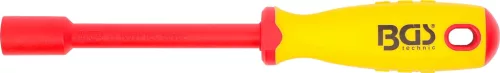 BGS technic VDE dugókulcsos csavarhúzó, hatszög, 11 mm, Pengehossz 125 mm (BGS 71091)