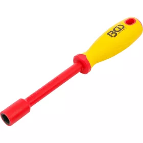   BGS technic VDE dugókulcsos csavarhúzó, hatszög, 12 mm, Pengehossz 125 mm (BGS 71092)