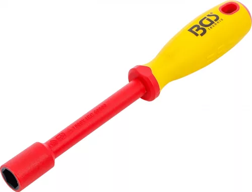 BGS technic VDE dugókulcsos csavarhúzó, hatszög, 14 mm, Pengehossz 125 mm (BGS 71094)